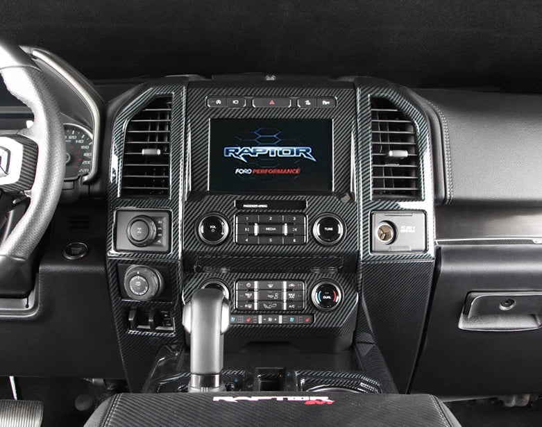 Ford F150 Carbon Fiber Navigation Frame Cover Trim (2015-2019)