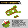 Jeep Wrangler JL JLU (2018-2024) Plastic Green Hood Hinge Covers