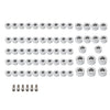 Harley Touring Road Street Glide 66X Chrome Engine Bolt Topper Caps (2009-2023)