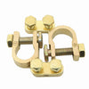 Secure Connections and Extended Use 2 x Heavy Duty Brass Battery Terminals