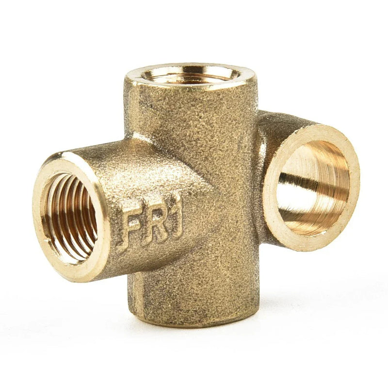 Vehicle Brake Line Brass Fitting Connector Splitter M10x1