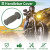 Motorcycle 1 x 25mm Hand Grips Cover TPU Dark Gray