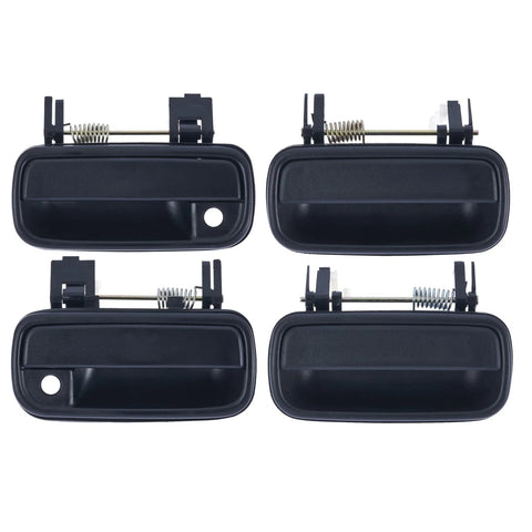 Toyota Hilux 4x Front & Rear Left + Right Outer Door Handle Black (1997–2005)