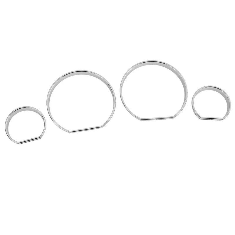 BMW 3 Series E46 Silver Speedometer Rings Cover Set (2000-2006)