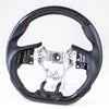 Subaru Legacy Forester Carbon Flat Bottom Leather Steering Wheel (15-17)
