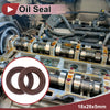 Make Model Oil Seal 18x28x5mm Brown 2 Pcs Rotary Shaft Seal FKM Rubber