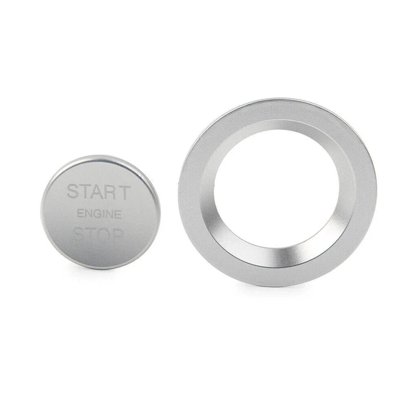 Land Rover & Jaguar Keyless Engine Push Start Button w/ Ring Cover