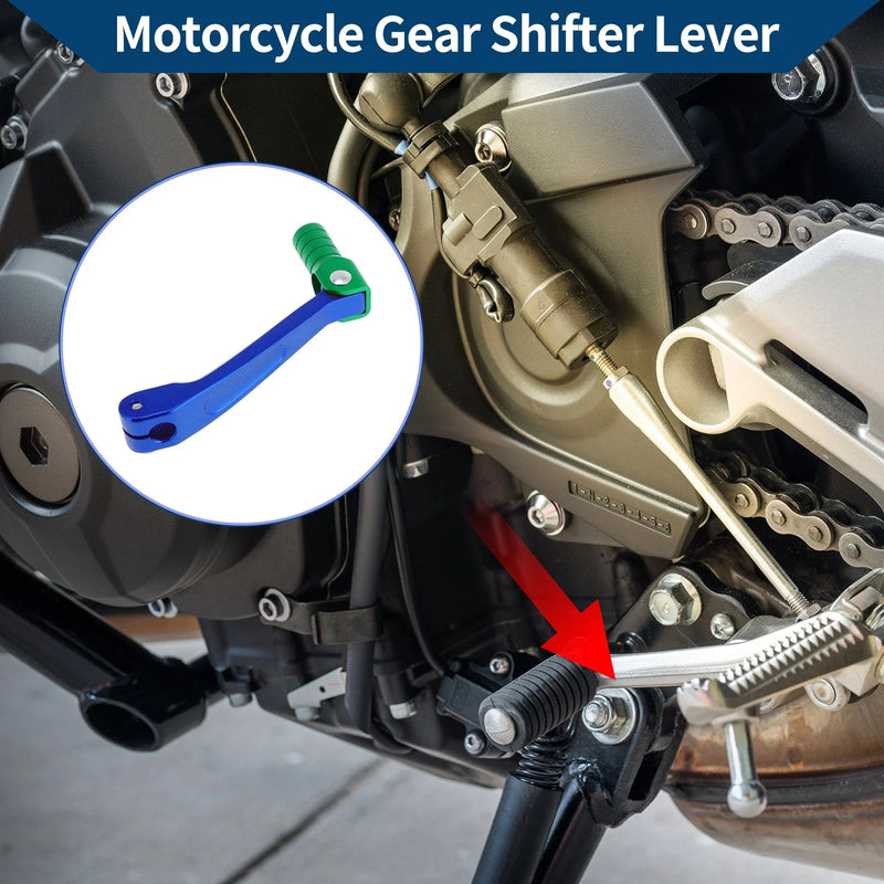Honda CRF150F (2003-2017) Blue / Green Folding Motorcycle Gear Shifter Lever
