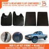 2WD Toyota Hilux Black Rubber Mud Flaps (1988-1996)