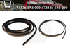 Honda Civic EG6 2 x A & B Rubber Front Windshield Dam (1992–1995)