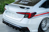 Hyundai Sonata Sedan Glossy Black ABS Rear Trunk Spoiler (2011-2019)
