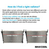 Ford Escape, Mazda Tribute 3.0L V6 Radiator (1999 - Present)