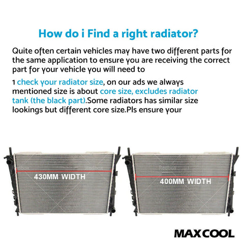 Ford Escape, Mazda Tribute 3.0L V6 Radiator (1999 - Present)