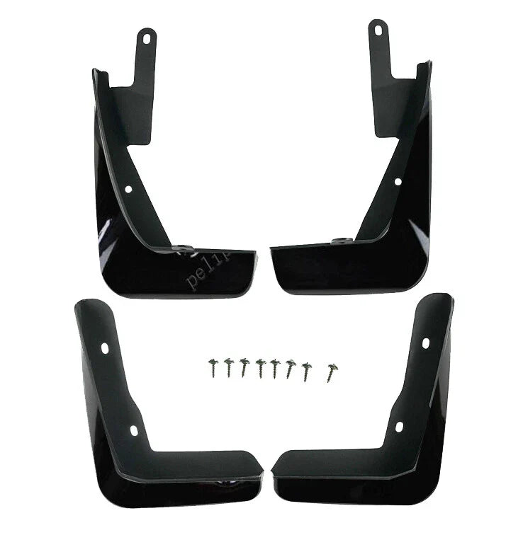 Lexus IS Mud Flap Splash Guard Front Rear L&R ABS Gloss Black (2013–2020)