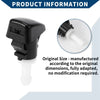 Dodge Durango Black White Front Windshield Washer Nozzles