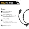 Dodge Ram 3500 (2003-2005) Front L / R ABS Wheel Speed Sensor