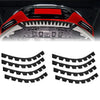 8 x Car Bumper Guard Anti-Scratch Scrape Protector Plate