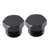 Aluminum 10AN Block Off Cap ORB Plug Male Fitting Adapters