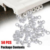 Camper Van MOTORHOME Caravan Boat 50PCS Curtain Track Hooks Runner
