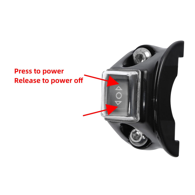 Harley Touring Street Glide Black Clutch Bracket Control Switch Button