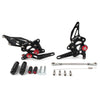 Kawasaki Ninja 250R 2008-2012 Aluminum Rear Footpegs (2 x Black)