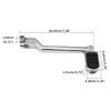 Harley Softail Chrome Left Heel Shift Lever & Shifter Pegs (1986-2017)
