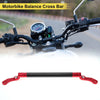 Motorcycle Red 10mm Hole Diameter 0.39" Balance Cross Bar Handlebars