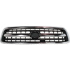 Grille For 2000-2002 Toyota Tundra Chrome Shell w/ Black