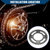 Dirt Bike 37-Tooth 76mm Motorcycle Chain Sprocket Rear Sprocket