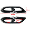 VW Passat Variant Black Rear Exhaust Muffler Tail Pipe Cover Trim (2016-19)