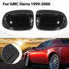 GMC Sierra Rear View Wing Mirror Cover Cap Gloss Black (1999-2006)