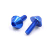 Motorcycle 8pcs / M6 x 15 / Hex Socket Head Bolts Screws Blue Aluminum Alloy