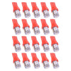 Car Dome Map Light Side Marker Turn Signal Lamp 20 x Red T10 Bulbs