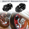 Bike Slider Frame / 2 x 15mm Aluminum Alloy Plastic Motorcycle Slider