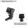 Ford 6 x Windshield Washer Nozzles & Hose Connectors (2013-2019)