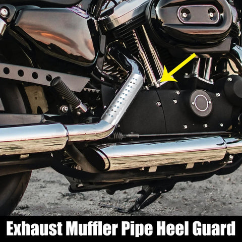 Harley Exhaust Heat Shield 1 Set Pipe Shield