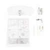 Car Universal Adjustable Clear Clip-On Windshield Air Deflector
