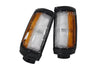 Mitsubishi  L200 2 x Corner Light Lamps Black Trim (1986-1994)
