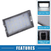 Land Rover LR2 LR3 LR4 White LED License Plate Lights (2008-2016)