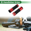 Motorcycle Aluminum Alloy Black 7/8" 22mm Hand Grips Cover