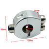 7/8" Silver Motorcycle Handlebar Switch Momentary Button (Fits Various Models)