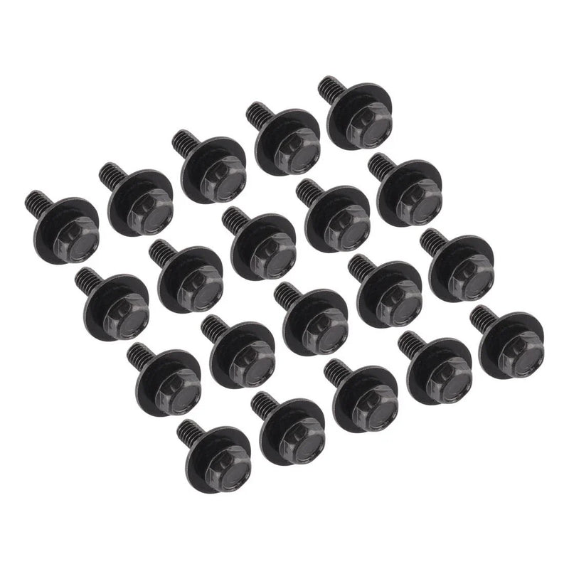Hood Fender Bumper Rivets 20 x Car Body Bolts Screws Fasteners M6