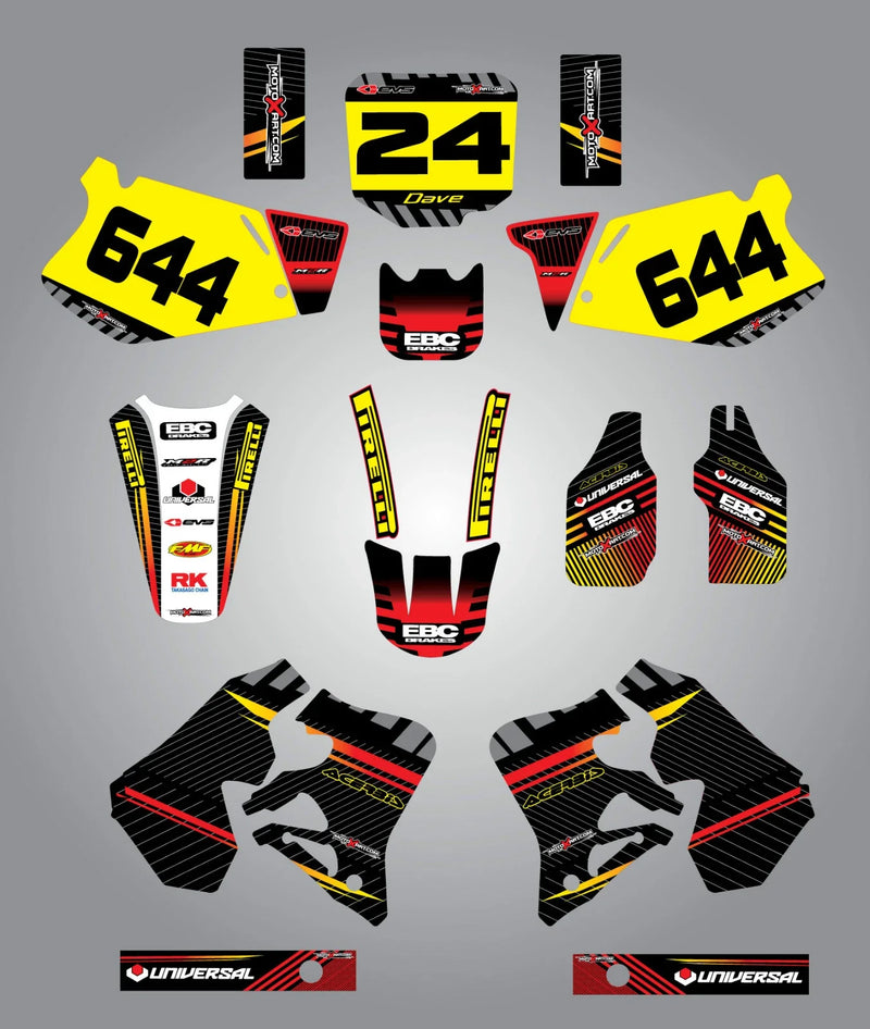 Honda CR 250 Full Custom Graphic Kit (1995-1997)