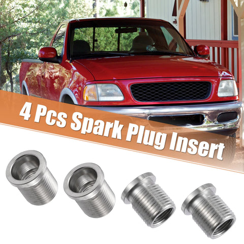 Ford Triton 4.6L 5.4L 6.8L 4 x 14mm Spark Plug Port Inserts (2000-2010)