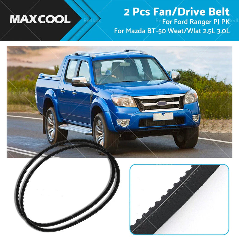 Ford Ranger PJ PK Mazda BT-50 Drive Belts (2006-2011)