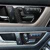Benz W204 Carbon Fiber Interior Door Shift Panel Trim (2007-2013)
