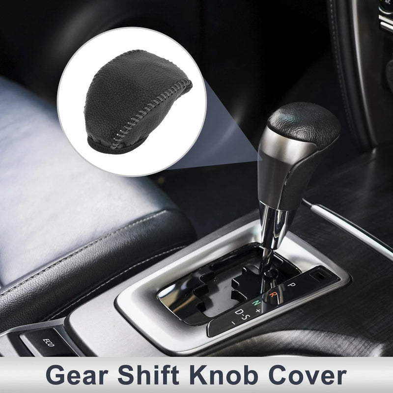 Toyota RAV4 1 Pc Gear Shift Knob Cover Pebbled Black Gray (2019–2024)