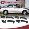 Honda Accord (2008-2012) - Black ABS Car Door Handle Cover Set