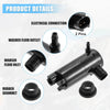 Nissan Altima Rogue Windshield Washer Motor Pump Set with Grommet (2007-2019)