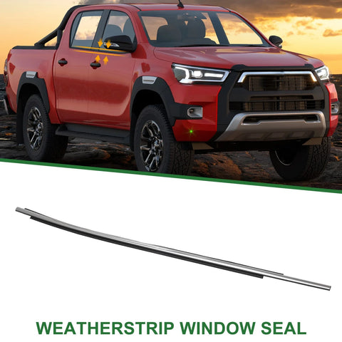 Toyota Hilux 1pc Front Left Weatherstrip Window Seal (2015–2024)